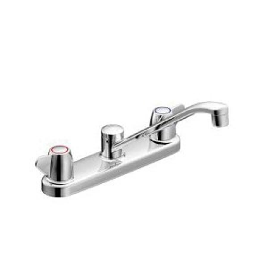 Cornerstone™ Kitchen Faucet, Deck Mount, ADA, 2 Lever Handle, 3-Hole, Chrome