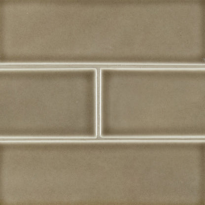 Artisan Taupe Subway Tile 4x12