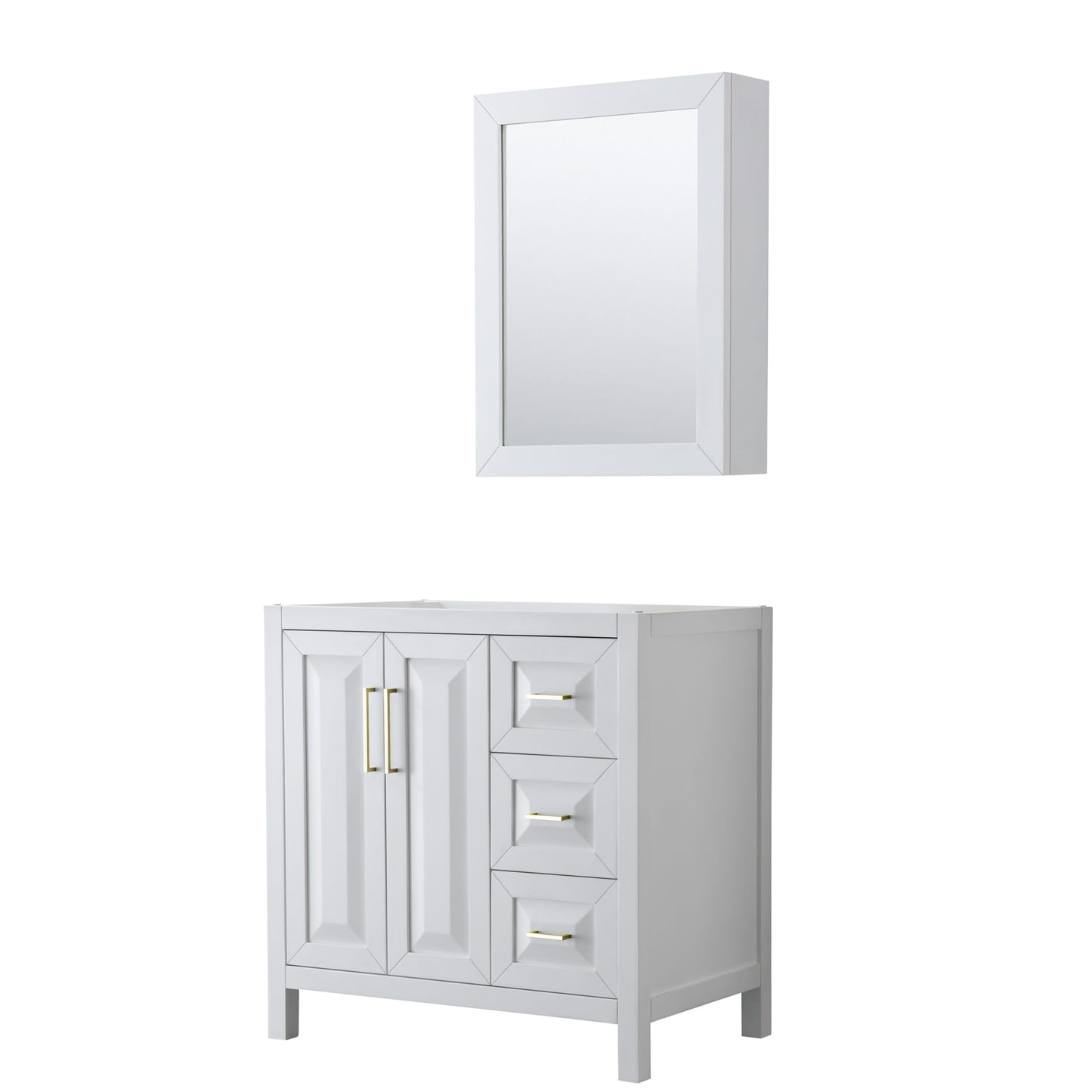 Daria Single Bathroom Vanity - 35W x 35H x 21.5D
