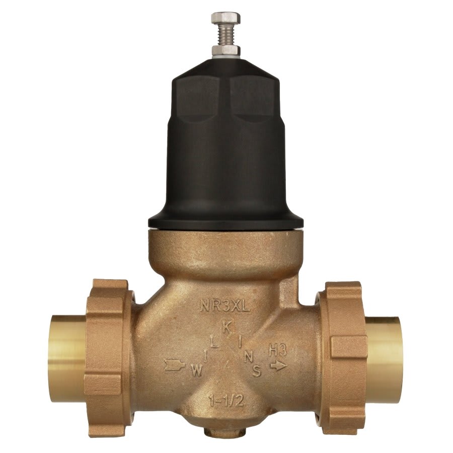 Pressure Reducing Valve, 1-1/2 in, Union FNPT x Union C, Bronze