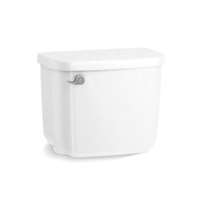 Windham™ Toilet Tank, Bowl Mount, 14 in Rough, Left Hand Lever, 1.28 gpf, White