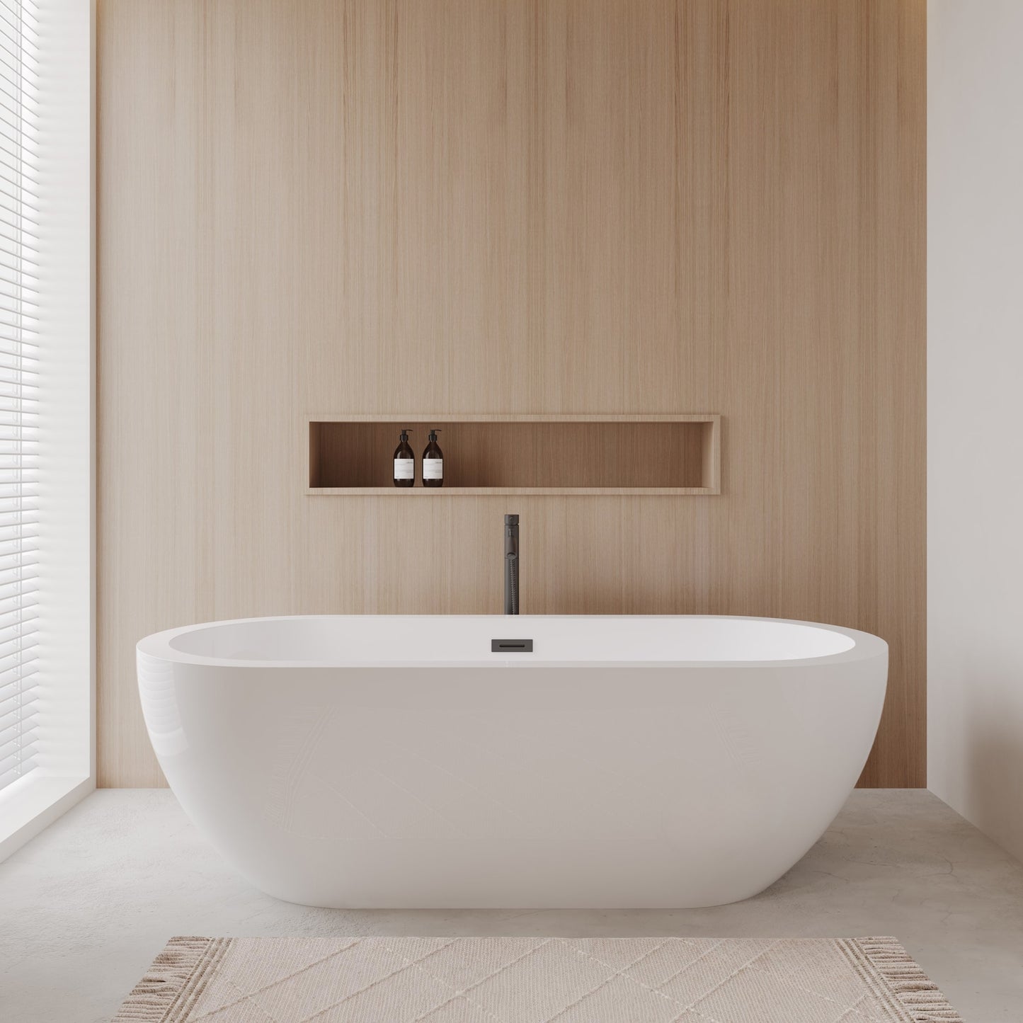 Soho Freestanding Bathtub - 71.5W x 23.75H x 31.25D