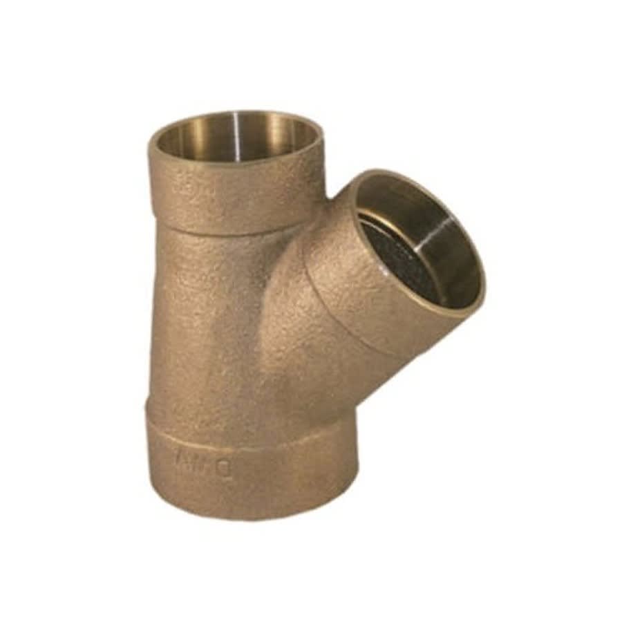 DWV Wye, 4 x 3 in, C, Copper