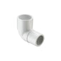 Street 90 deg Elbow, 1/2 in, Spigot x Socket, SCH 40/STD, PVC