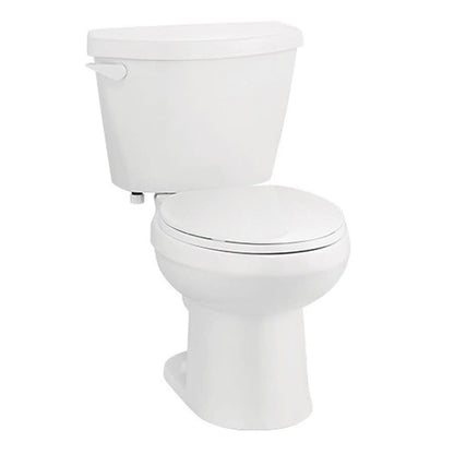 LIBERTY® Toilet Bowl, Floor Mount, 12 in Rough, Elongated Bowl, White