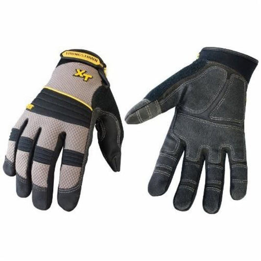 Pro XT General Purpose Gloves, Mechanics, L, Synthetic Leather Palm