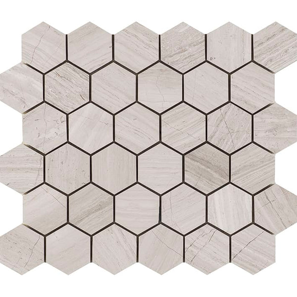 ESSENTIAL HEXAGON SILVER WOOD (Make to order)