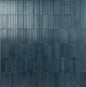 Rice Blu Structure Rectangle, Raked 3X8 Glossy