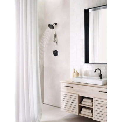 Doux Shower Only Trim Package with 2.5 GPM Single Function Shower Head - Less Valve