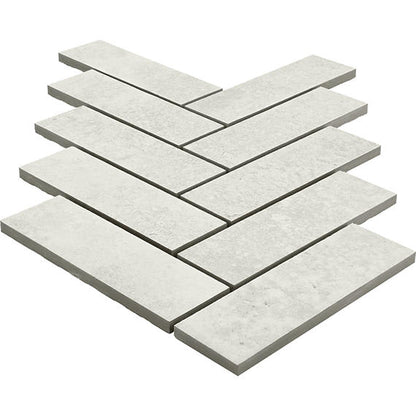 Prime White Herringbone 1X3 Matte
