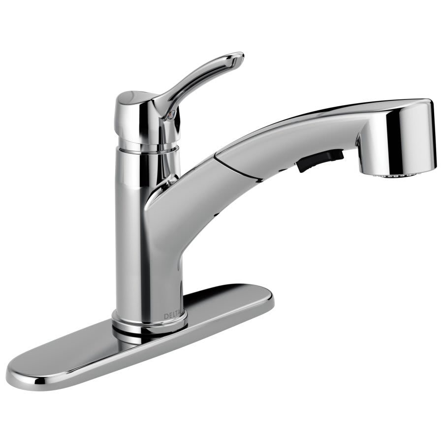 Collins™ Kitchen Faucet, Deck Mount, ADA, 1 Lever Handle, 1 or 3-Hole, Chrome