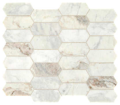 Marble Daphne White Square 12X12 Polished