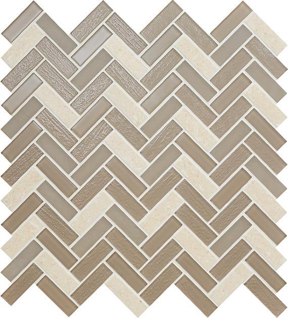 Serentina Composure Herringbone 5/8X2 Glossy
