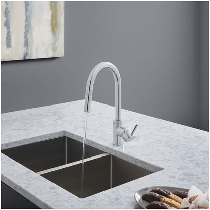 Concetto 1.75 GPM Single Hole Pull Down Kitchen Faucet