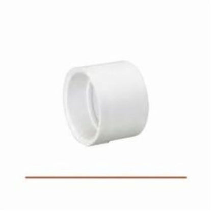 Coupling, 3 in, Hub, DWV, PVC