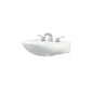 Sacramento® Wall/Pedestal Mount Lavatory Sink, 21-1/4 x 18-1/4 x 9-1/4 in, Vitreous China, White