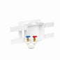 Quadtro, 1/4 Turn, F1960, Washing Machine Outlet Box, Contractor Pack