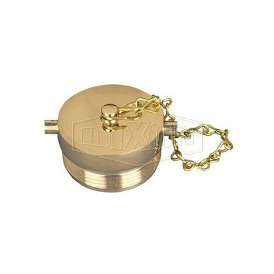 Fire Hose Plug, 2-1/2 in, Brass