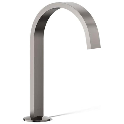 Components 1.2 GPM Widespread Bathroom Faucet with Drain Assembly and Ribbon Design Spout - Less Handles