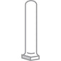 FLEX WHITE GL BN CRN 2X2 Limited Availability