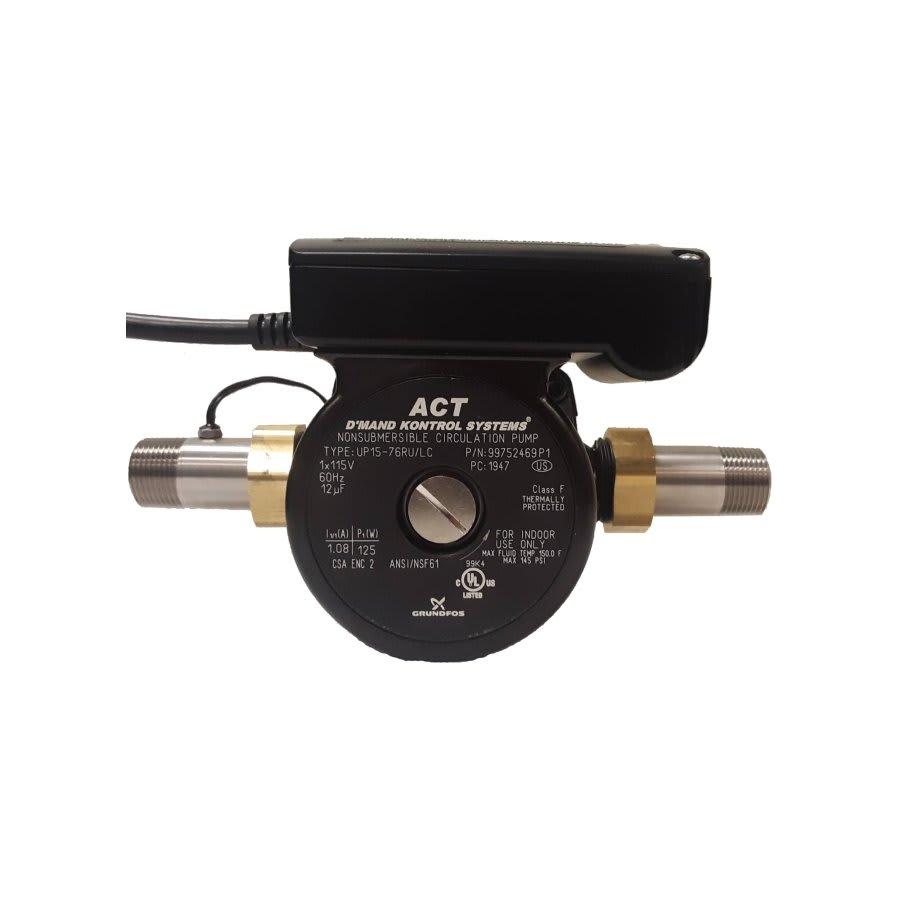 Control Box Kit with Pump, 2-Led Buttons, Integrated Temp Sensor