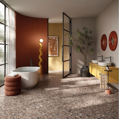 MILZETTI PEBBLE COCOA BR 47X47