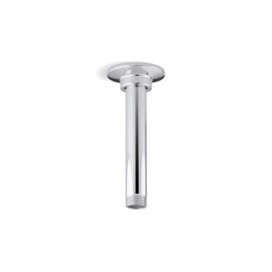 Shower Arm, Ceiling Mount, 6 in L, Polished Chrome