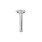 Shower Arm, Ceiling Mount, 6 in L, Polished Chrome