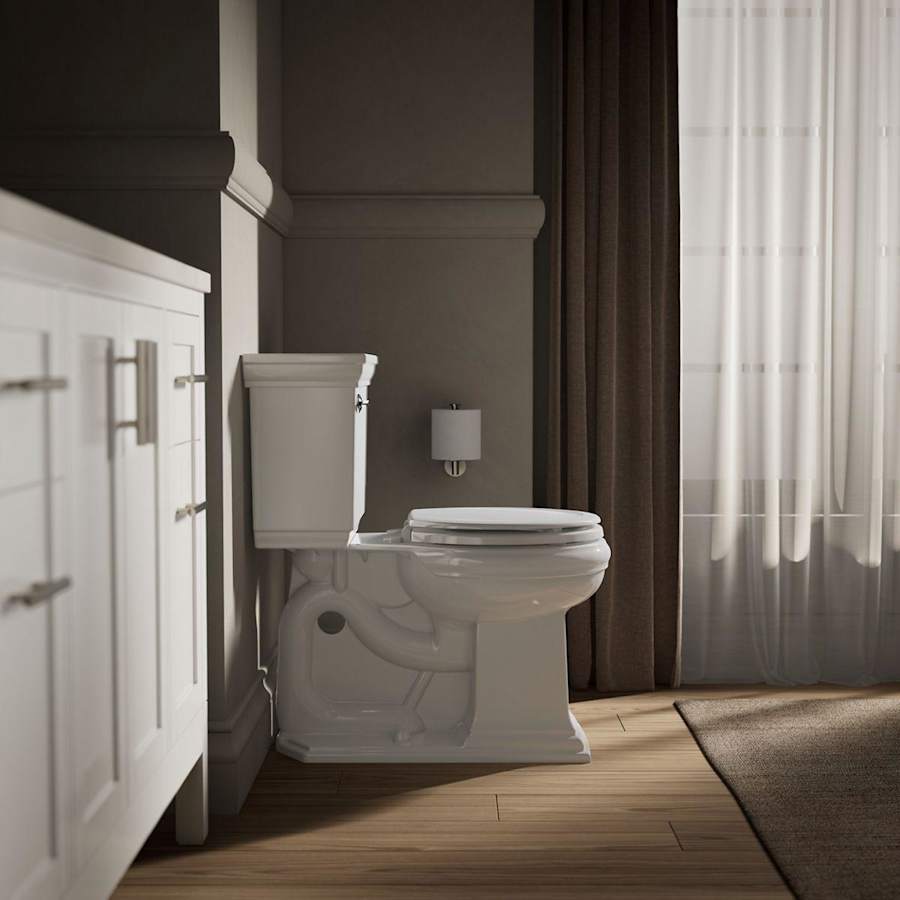 Stonewood Round Closed-Front Toilet Seat