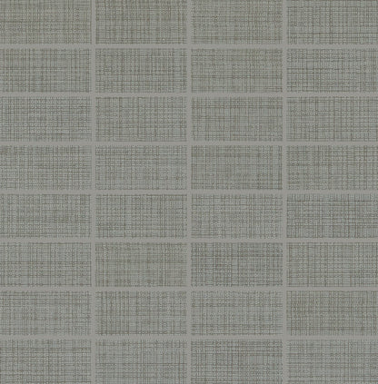 Fabric Art Modern Textile Medium Gray Rectangle, Modern Textile 12X24 Matte