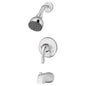 Pressure Balanced Tub & Shower Trim, ADA, Polished Chrome