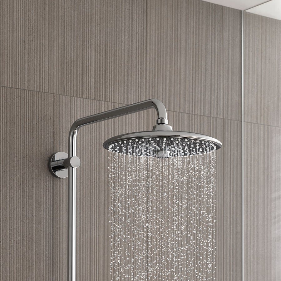 Euphoria® Multi Function Shower Head, 10 in Dia, 1.75 gpm, Chrome