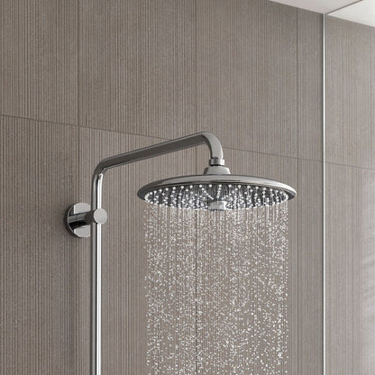 Euphoria® Multi Function Shower Head, 10 in Dia, 1.75 gpm, Chrome