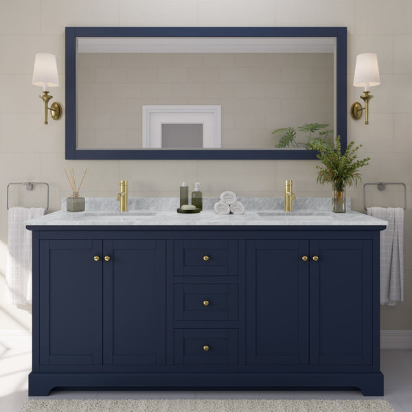 Avery Double Bathroom Vanity - 72W x 35H x 22D