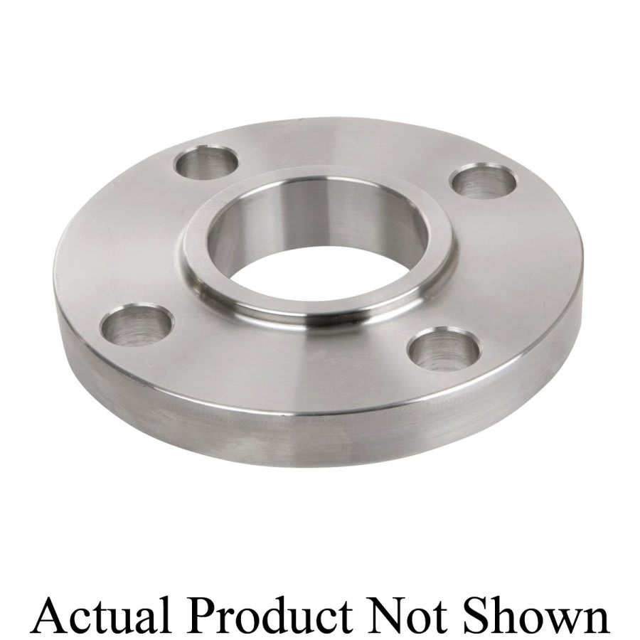 Flat Face Flange, 4 in, Lap Joint, 150 lb, 9 in OD, 3/4 in Bolt Hole Size, 304/304L Stainless Steel