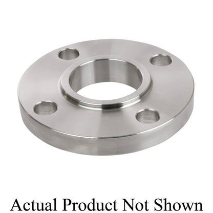 Flat Face Flange, 4 in, Lap Joint, 150 lb, 9 in OD, 3/4 in Bolt Hole Size, 304/304L Stainless Steel