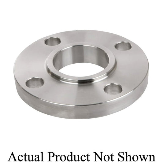 Flat Face Flange, 4 in, Lap Joint, 150 lb, 9 in OD, 3/4 in Bolt Hole Size, 304/304L Stainless Steel