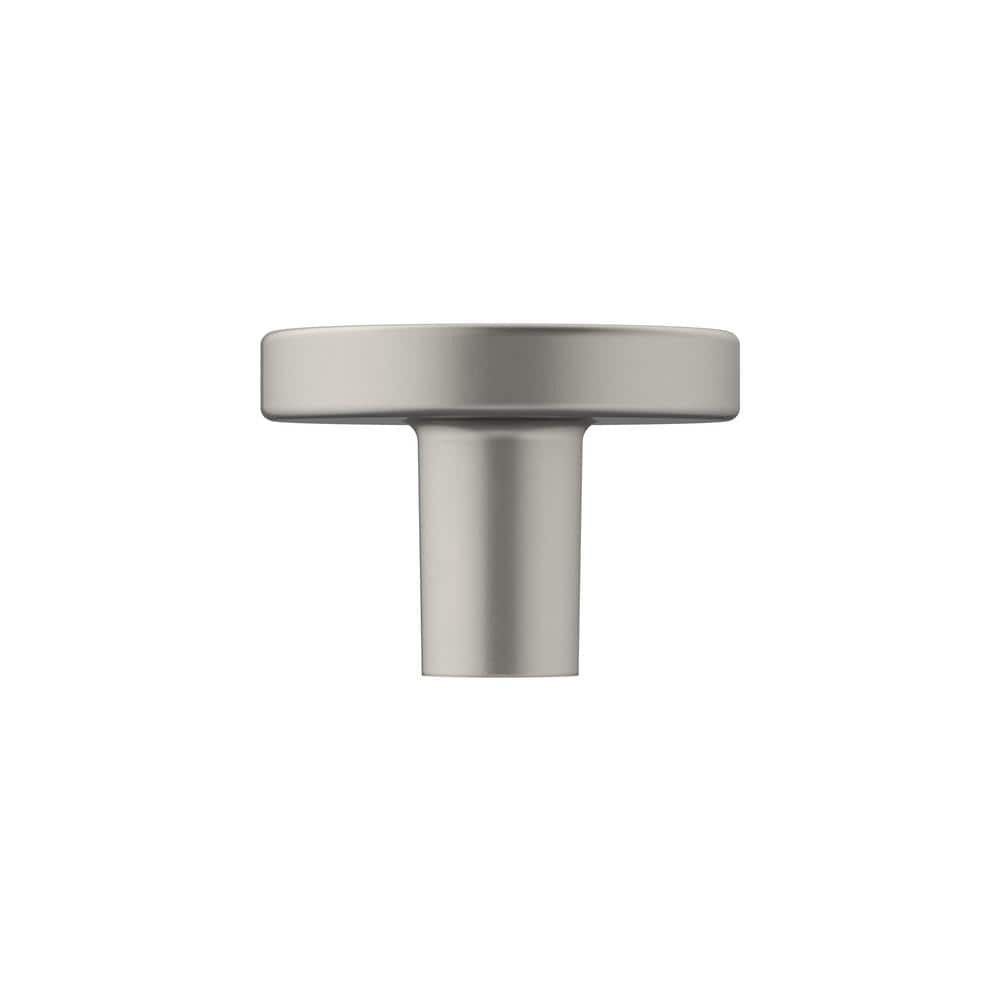 Versa 1-3/8 in. (35mm) Modern Satin Nickel Round Cabinet Knob