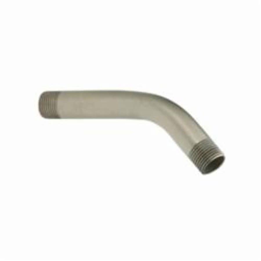 Shower Arm, Wall Mount, 6 in L, Brushed Nickel