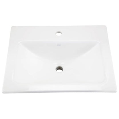 Wicker Park™ Top Mount Lavatory Sink, ADA, 20-7/8 x 17-3/4 x 7-3/4 in, Vitreous China, White