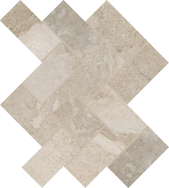Archaia Artifact Beige Herringbone 2X4 Matte