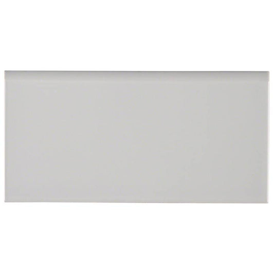 Gray Glossy Single Bull Nose