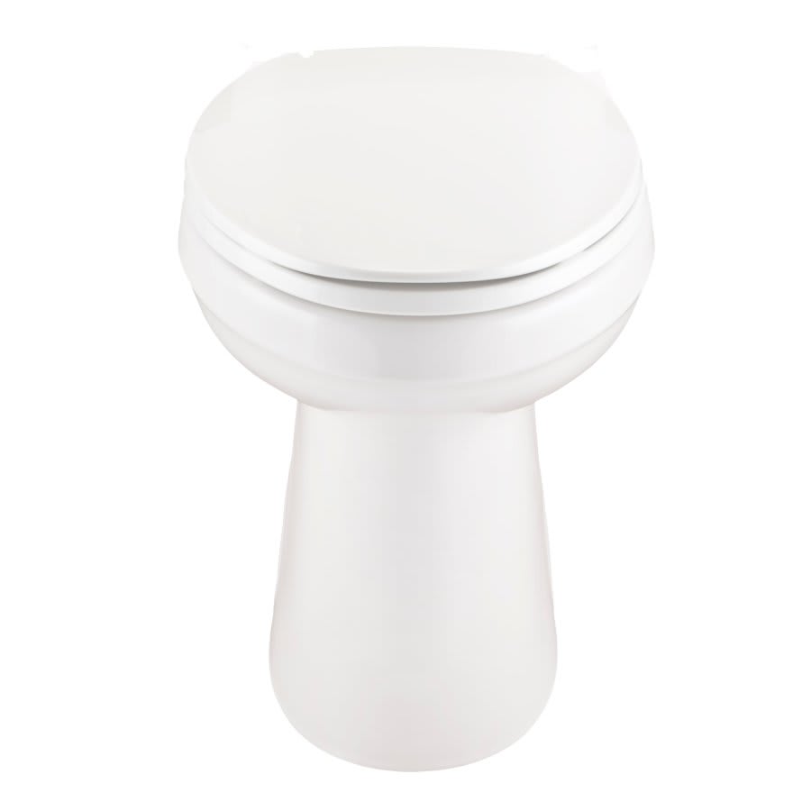 Maxwell® Toilet Bowl, Floor Mount, 4-1/4 in Rough, ADA, Elongated, White