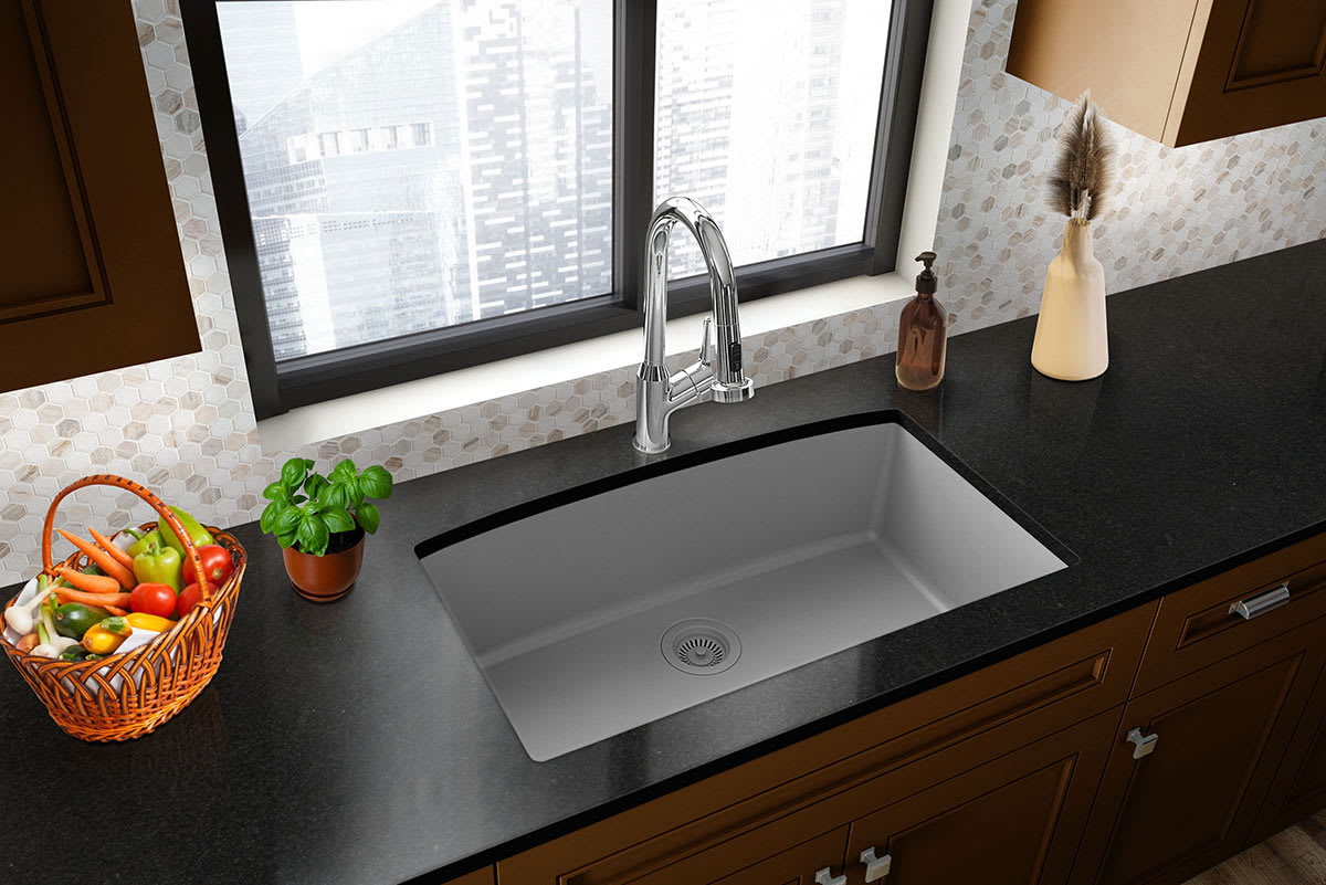 Grey Quartz Single Bowl 3219