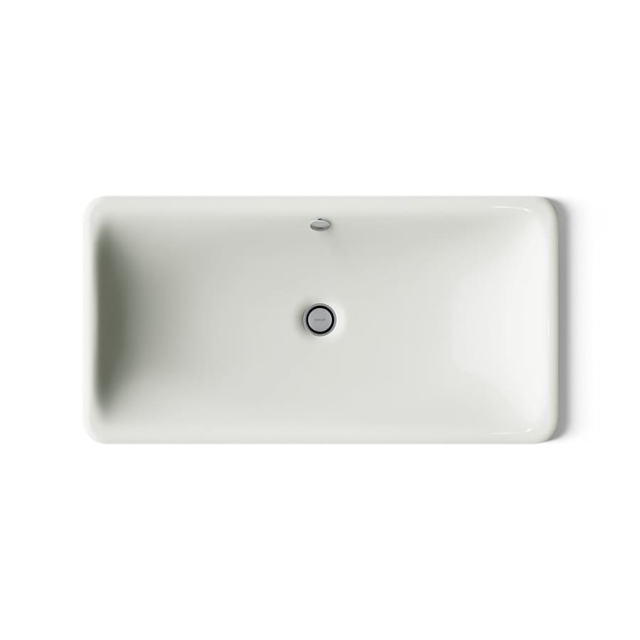 Iron Plains 30" Cast Iron Drop-In or Undermount Bathroom Sink with Overflow