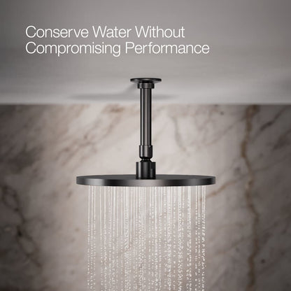 Contemporary Round 10" Single Function 1.75 GPM Rainhead with MasterClean Sprayface and Katalyst Air-Induction Technology