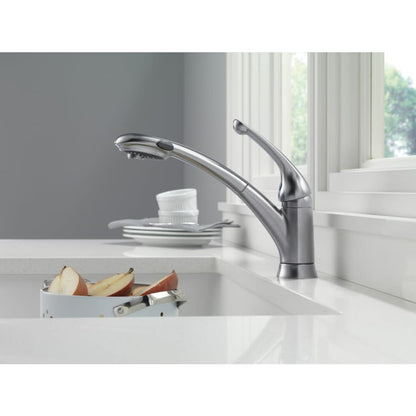 Signature Pull-Out Kitchen Faucet with Optional Base Plate - Includes Lifetime Warranty