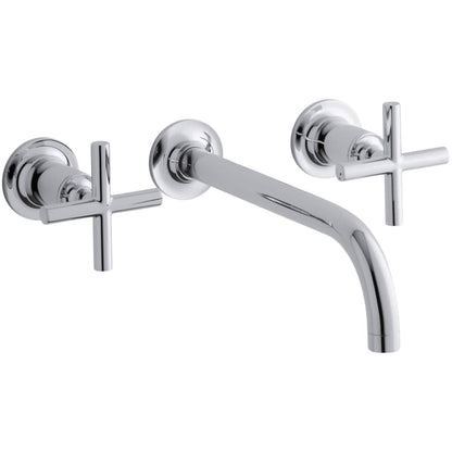 Purist 1.2 GPM Wall Mounted Widespread Bathroom Faucet