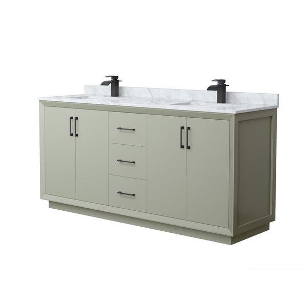 Strada Double Bathroom Vanity - 72W x 35H x 22D