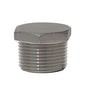 Hex Head Plug, 3/4 in, MNPT, 316/316L Stainless Steel, 150 lb